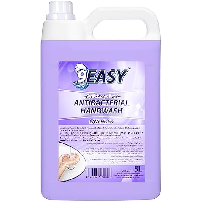 9EASY ANTIBACTERIAL HANDWASH LAVENDER (5L) - Image 1